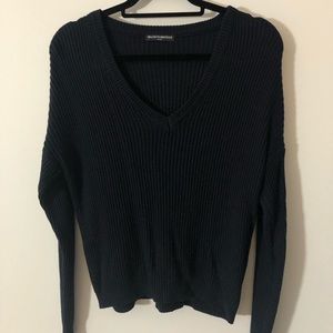 brandy melville navy blue knit sweater